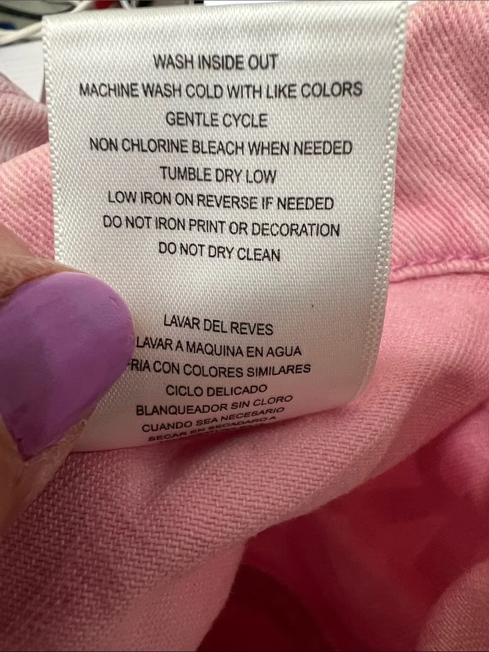 Disney Princess pink denim jacket with princess embroidery and graphic size 5